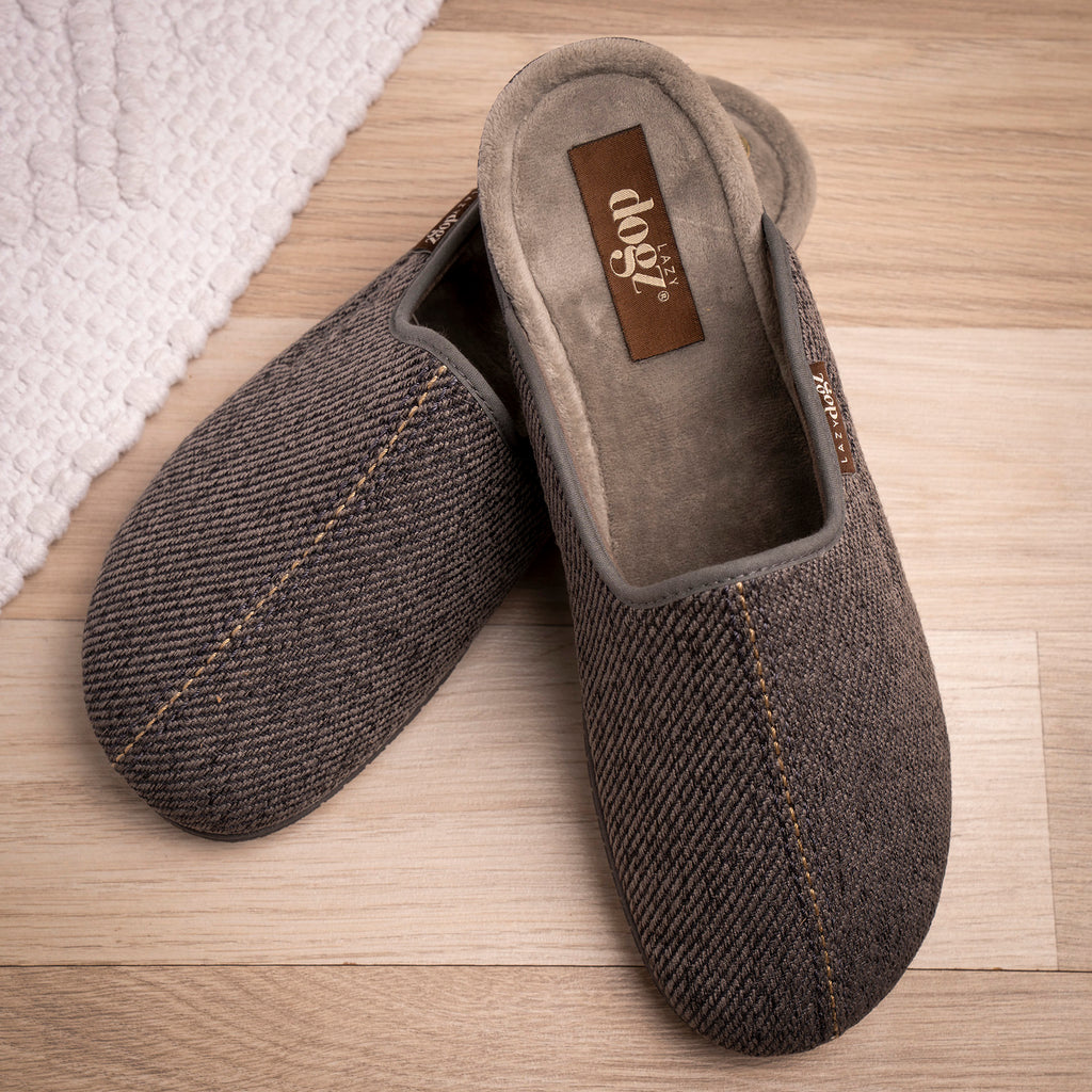 Paul Grey Mule Slipper
