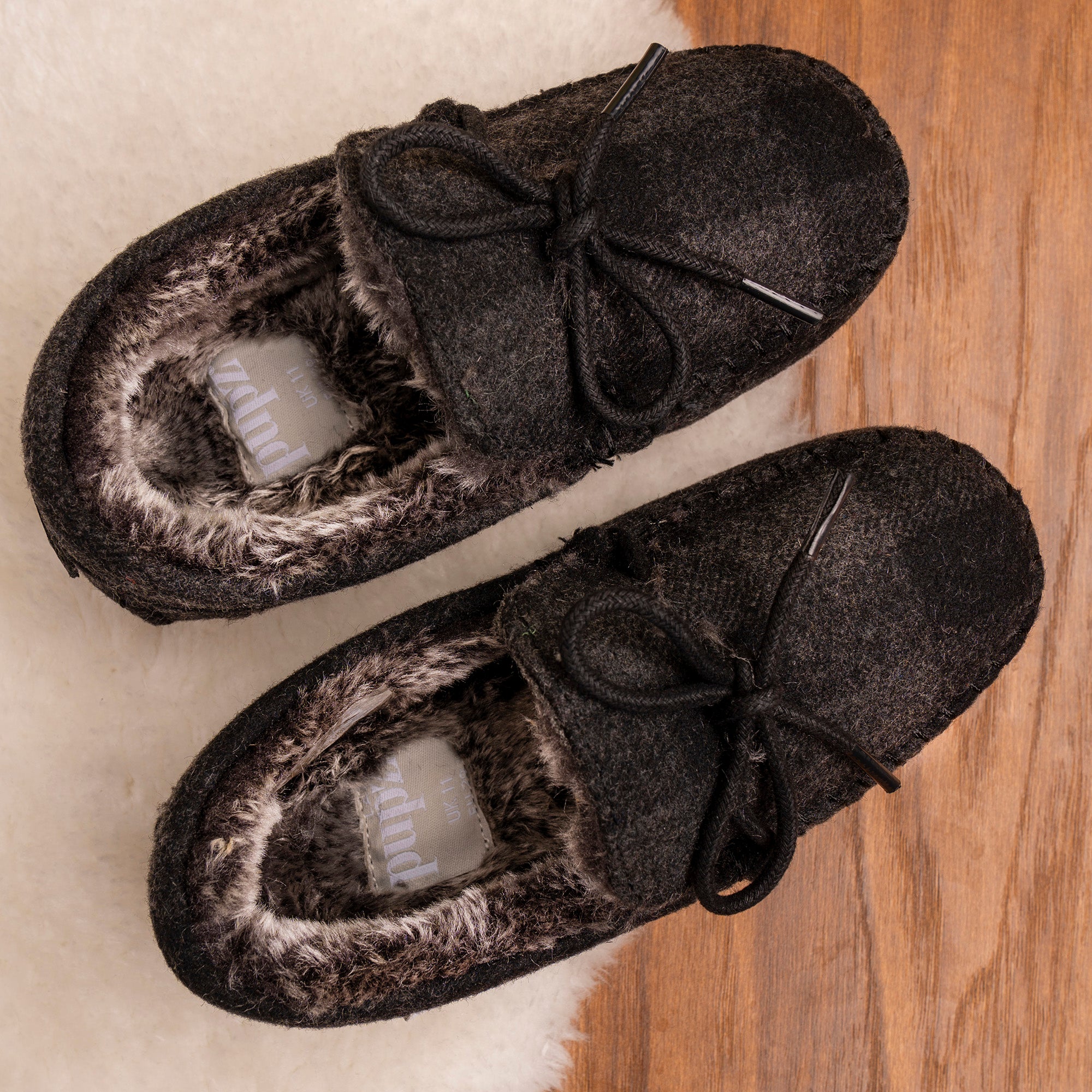 Kids Lumber Junior Moccasin Slipper