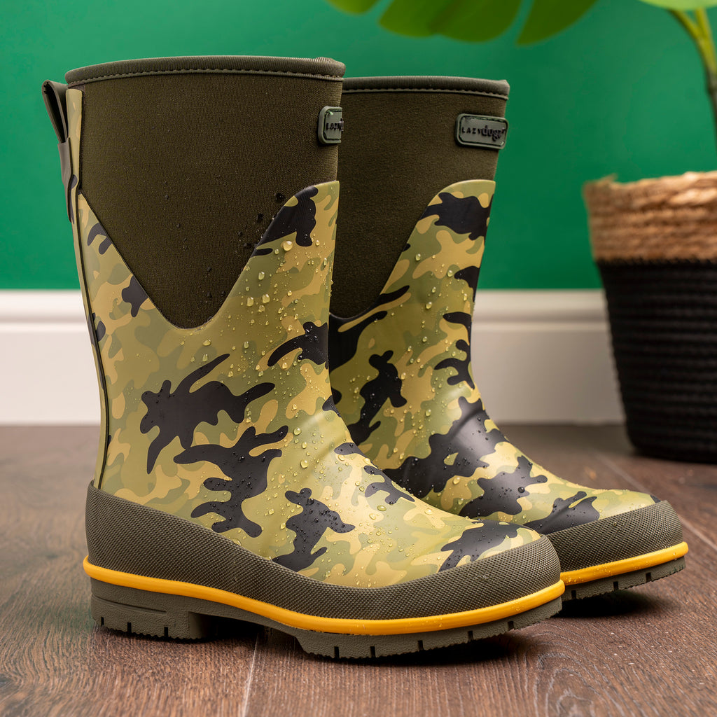 Splash Camo Junior Wellington