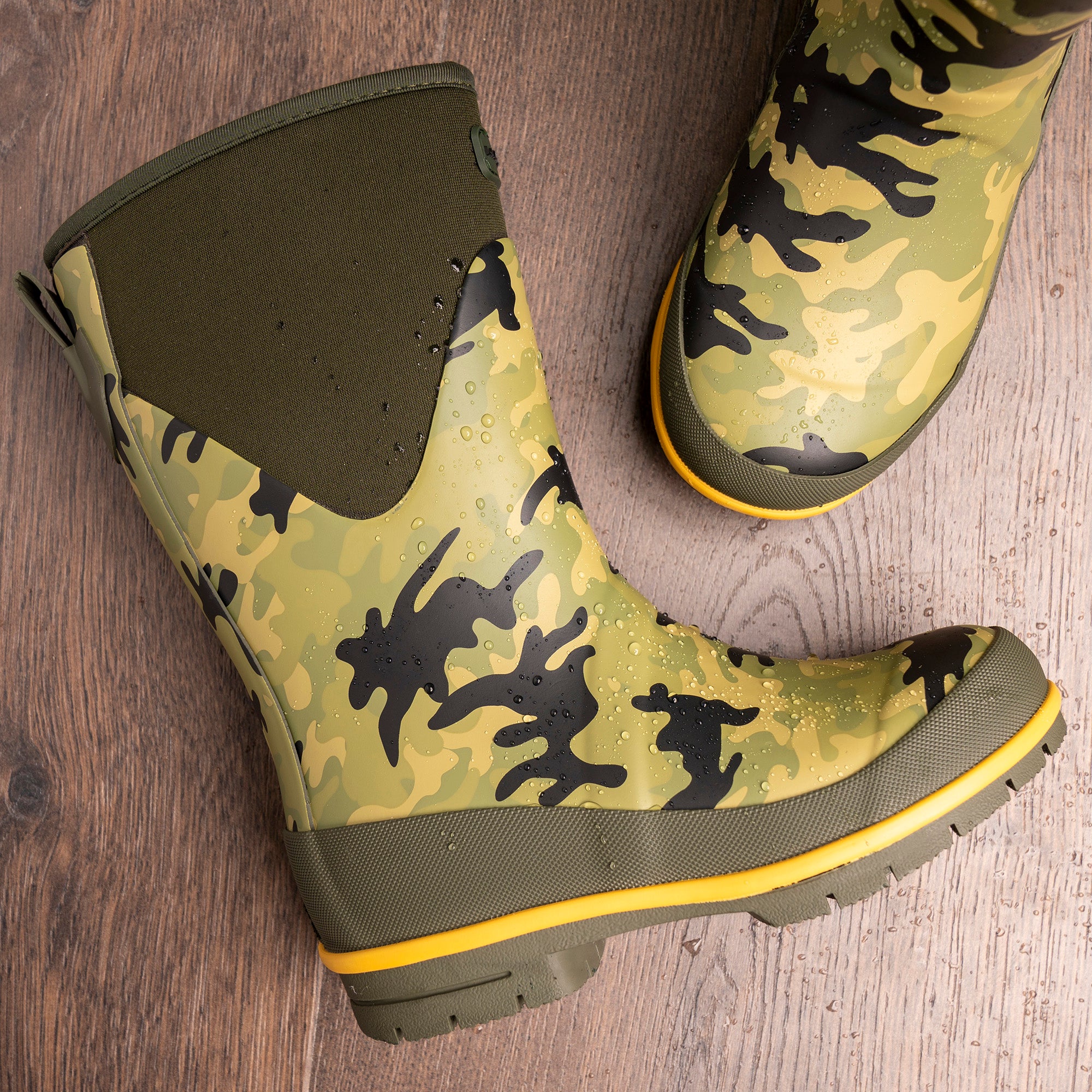 Splash Camo Junior Wellington